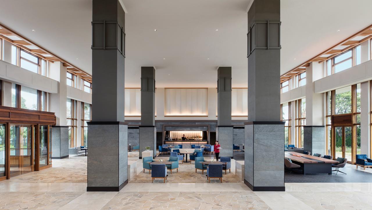 Nanki-Shirahama Marriott Hotel Exterior photo The lobby of the new building